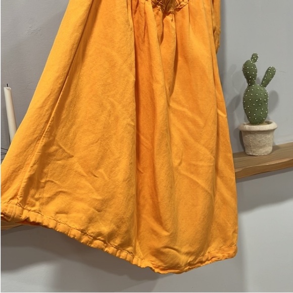 Anthropologie One-Shoulder Linen Blend Mango Mini Dress, Size XL, NWT - Picture 5 of 13